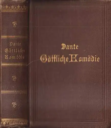 Buch: Dante Alighieri's Göttliche Komödie, Karl Streckfuß, Reclam, ca. 1876