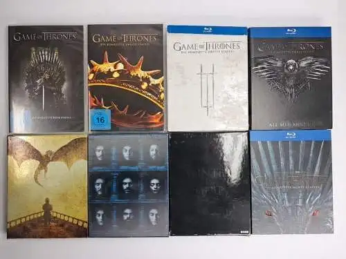 DVD / Blu-ray: Game of Thrones Staffel 1-8, Peter Dinklage, George R. R. Martin