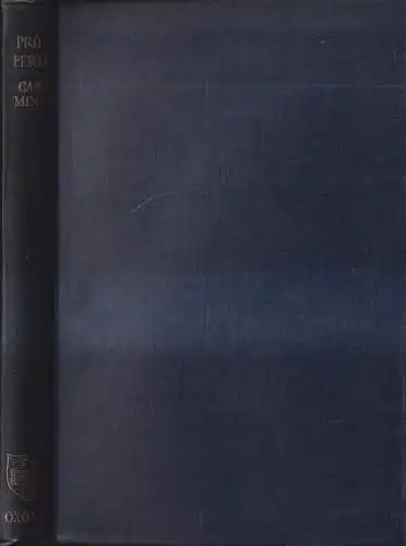 Buch: Sexti Properti Carmina, Properz, 1960, Clarendon Press, Oxford University