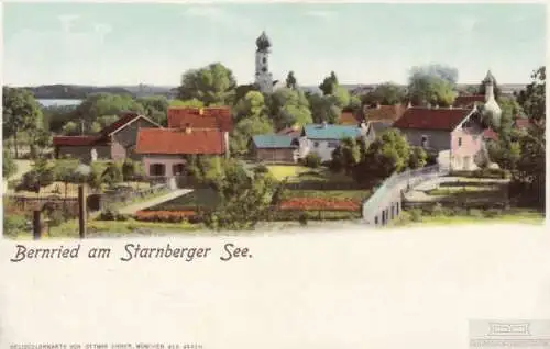 AK Bernried am Starnberger See. ca. 1913, Postkarte. Ca. 1913, gebraucht, gut