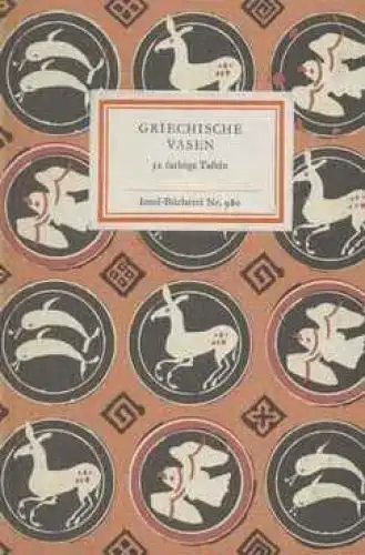 Insel-Bücherei 980, Griechische Vasen des 7. bis 4. Jahrhunderts, Zimmermann