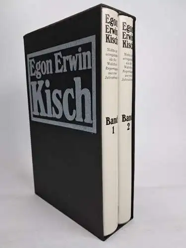 Buch: Nichts ist erregender als die Wahrheit, Egon Erwin Kisch, 2 Bände, 1981