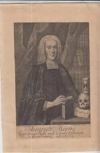 Buch: Predigten, Meene, Heinrich, 1747, Christian Friederich Weygand