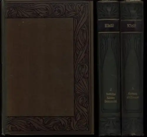 Buch: Werke, Kleist, Heinrich von. 3 Bände, Bibliographisches Institut