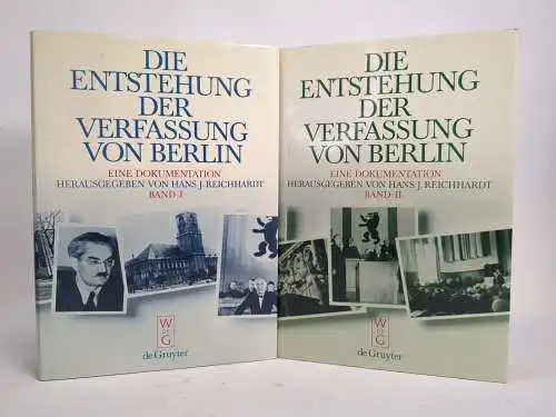 Buch: Die Entstehung der Verfassung von Berlin 1+2, Reichhardt, 1990, de Gruyter