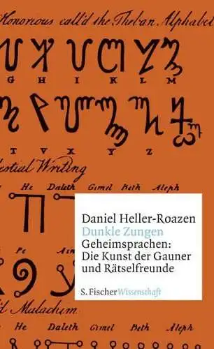 Buch: Dunkle Zungen, Heller-Roazen, Daniel, 2018, S. Fischer, Geheimsprachen