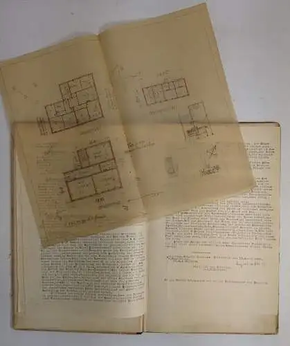 Buch: Bau und Einrichtung ländlicher Volksschulhäuser in Preußen, 1895, 2 Bände