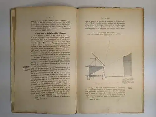 Buch: Bau und Einrichtung ländlicher Volksschulhäuser in Preußen, 1895, 2 Bände