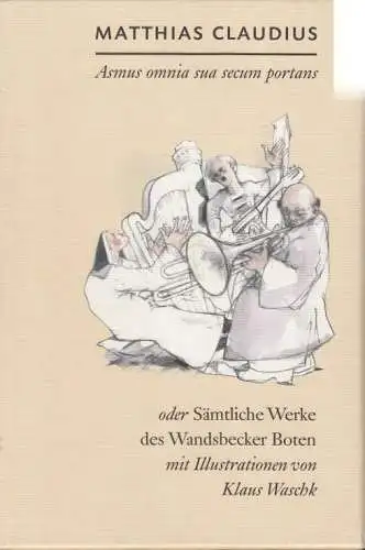 Buch: Asmus omnia sua secum portans, Claudius, Matthias. 2 Bände, 2005