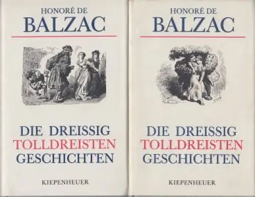 Buch: Die dreißig tolldreisten Geschichten, Balzac, Honore de. 2 Bände, 1986