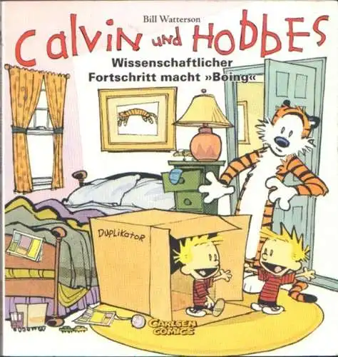 Calvin und Hobbes 6, Watterson, 2007, Wissenschaftlicher Fortschritt macht Boing