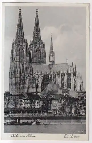 AK Köln am Rhein. Der Dom, Bänisch & Kratz, Postkarte, ungelaufen, Ansichtskarte