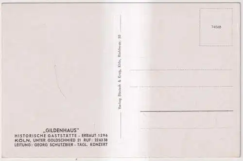 AK Köln am Rhein. Hohenzollernbrücke u. Dom, Bänisch & Kratz, Postkarte