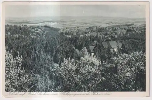 AK Blick auf Bad Sachsa vom Phillippsgruss ü. d. Katzenstein, Fotohaus Jordan