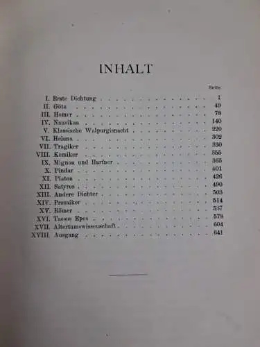 Buch: Goethe und die Antike, Ernst Maaß, 1912,  W. Kohlhammer Verlag 343831