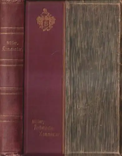 Buch: Ästhetischer Kommentar zu den Tragödien Sophokles, Müller, 1904, Schöningh