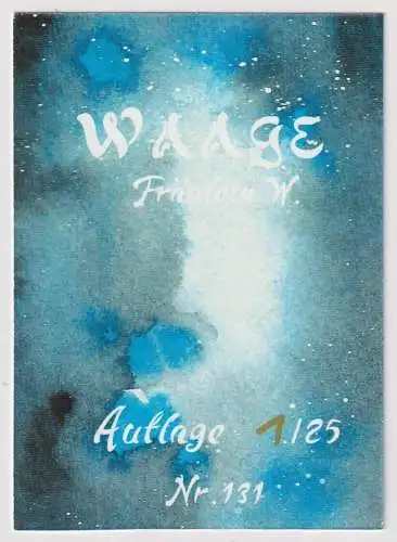 Kunstdruck: Artprint Waage / Libra  - klonschaf-wolli, Fräulein W., Kunst