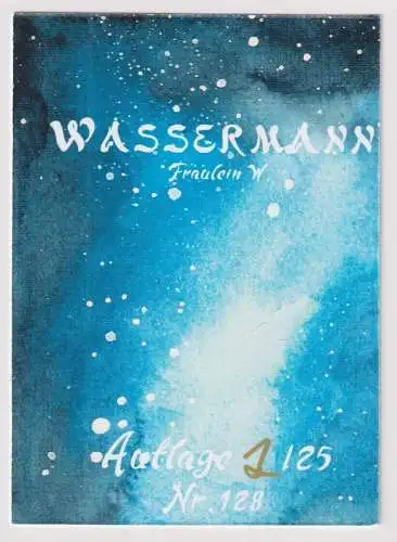 Kunstdruck: Artprint Wassermann / Aquarius - klonschaf-wolli, Fräulein W.