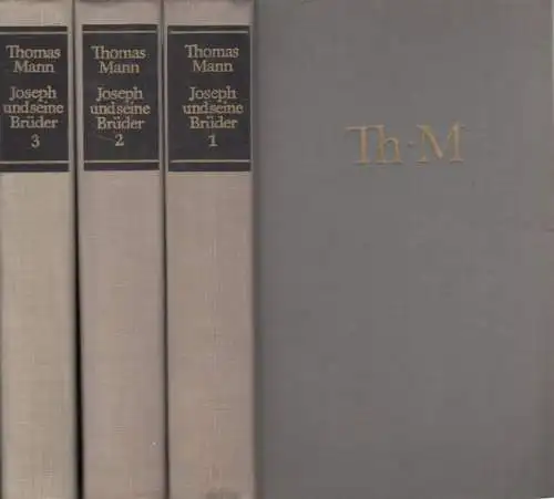 Buch: Joseph und seine Brüder, Mann, Thomas. 3 Bände, 1972, Aufbau-Verlag