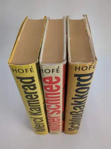 Buch: Romantrilogie Roter Schnee, Kamerad, Schlußakkord, G: Hofe, 3 Bände