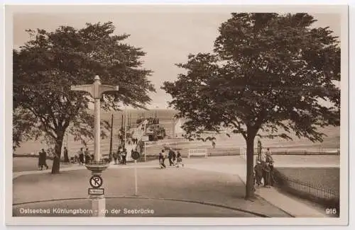 AK Ostseebad Kühlungsborn - An der Seebrücke, E Rubin, Fotopostkarte, ungelaufen