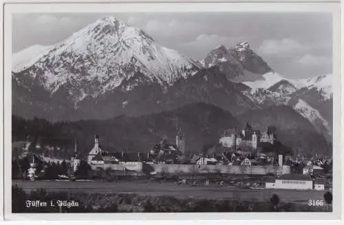 AK Füssen i. Allgäu, 1937, Peter Triem, Fotopostkarte, gelaufen, Postkarte