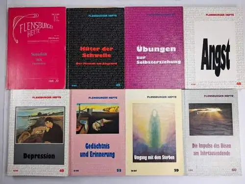 29 Bücher Flensburger Hefte, Mitteilungen anthroposophischer Einrichtungen