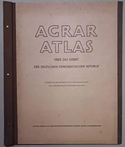 Buch: Klima-Atlas für das Gebiet der Deutschen Demokratischen Republik, 1953