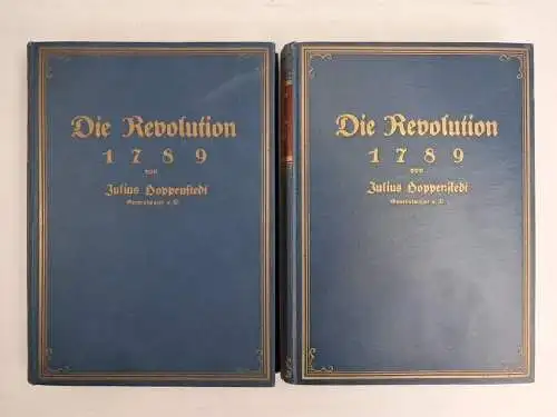 Buch: Die Revolution 1789 Band 1+2, Julius Hoppenstedt, Paul Kittel, 2 Bände