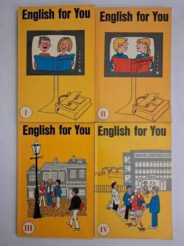 Bundle: English for you I-IV, Englisches Lehrbuch, 4 Bände, Volk und Wissen