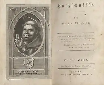 Buch: Holzschnitte. Erster Band, Weber, Veit. 1793, Friedrich Maurer