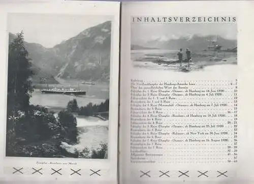 Buch: HAPAG-Nordlandfahrten 1928, Hamburg-Amerika Linie, Gustav Petermann