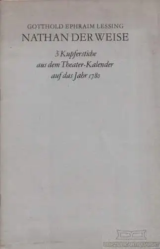 Buch: Gotthold Ephraim Lessing  Nathan der Weise, Kratzsch, Konrad. 1978