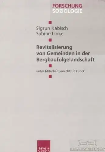 Buch: Revitalisierung von Gemeinden in der Bergbaufolgelandschaft, Kabisch. 2000