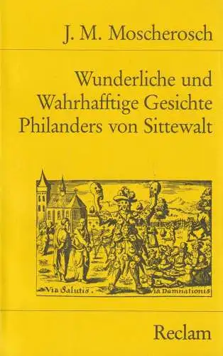 Buch: Gesichte Philanders von Sittewalt, Moscherosch, 1986, Reclam, RUB