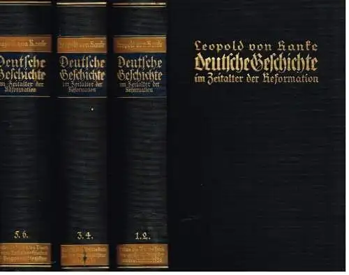 Buch: Deutsche Geschichte im Zeitalter der Reformation. (Erster bis... Ranke