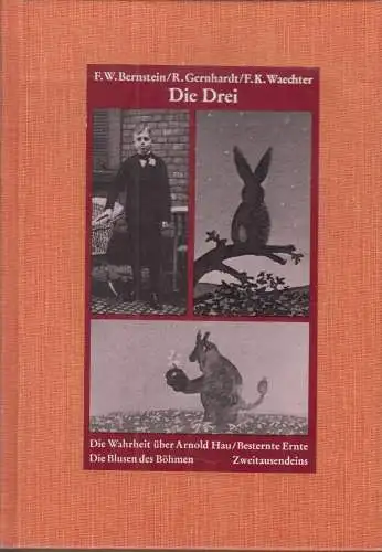 Buch: Die Drei, Bernstein / Gernhardt / Waechter, 1981, Zweitausendeins