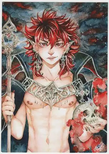 Kunstdruck: Artprint Manga Anime Boy, Paradox Illustration, 2018