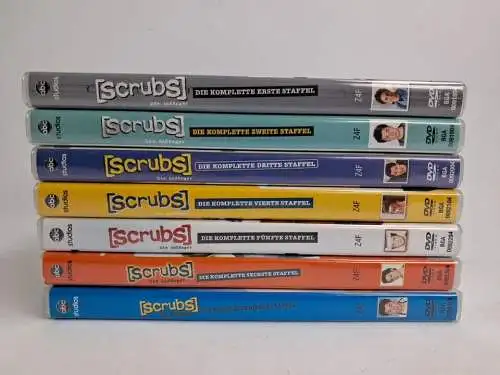 DVD: Scrubs - Die Anfänger. Staffel 1-7, Zach Braff, Sarah Chalke, Arzt Serie