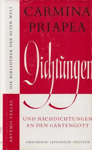 Buch: Carmina Priapea / Gedichte an den Gartengott, Kytzler, Bernhard, 1978