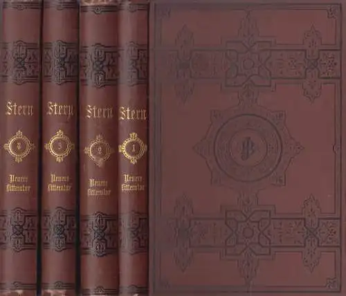 Buch: Geschichte der neueren Litteratur, 4 Bände, Stern, Adolf, 1882