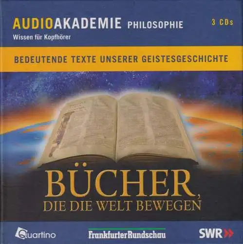 CD-Box: Bücher, die die Welt bewegen CD-Box, SWR, 2007, Quartino, 3 CDs