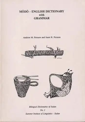 Buch: Mödö - English Dictionary with Grammar, Persson, Andrew M. 1991