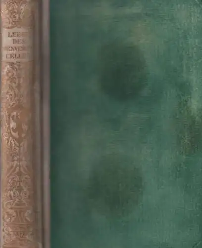 Buch: Leben des Benvenuto Cellini, Schaeffer, Emil (Hrsg.), 1924, gut