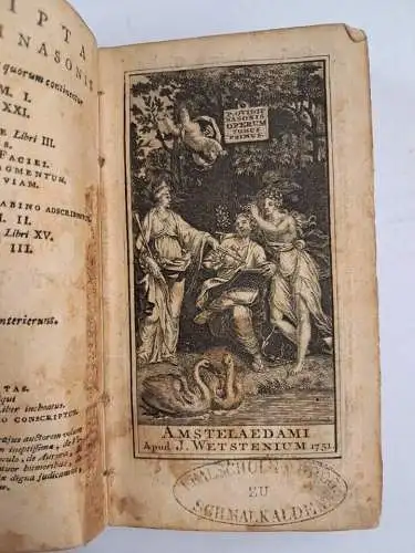 Buch: Publii Ovidii Nasonis Opera, Publius Ovidius Naso, 1751, Wetstein,noch gut