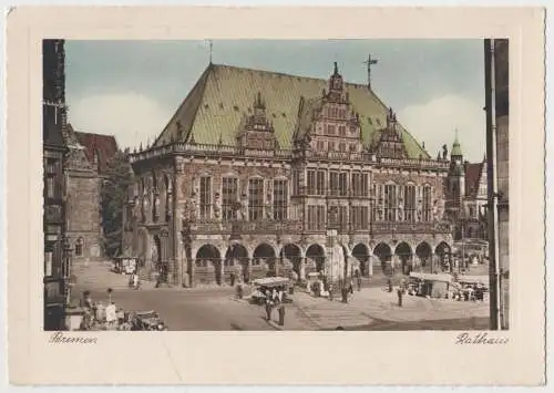 AK Bremen. Rathaus, L. H., Bremen, Postkarte, Ansichtskarte, ungelaufen