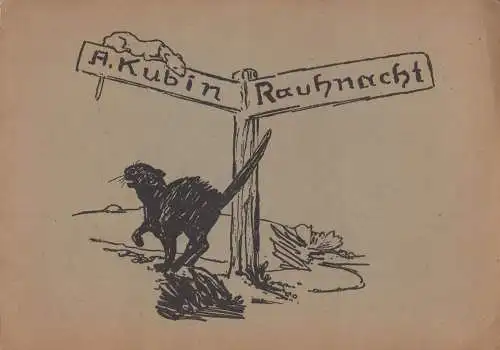 Ausstellungskatalog: Rauhnacht - Zeichnungen von Alfred Kubin. Galerie Henning