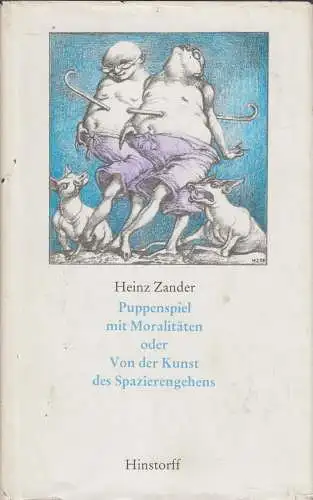 Buch: Puppenspiel mit Moralitäten, Zander, Heinz. 1989, Hinstorff Verlag