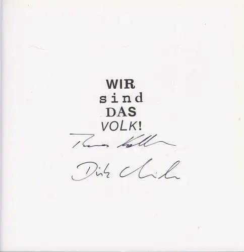 Buch: Wir sind DAS Volk! Dirk Müller, Thomas Kellner, 2009, signiert