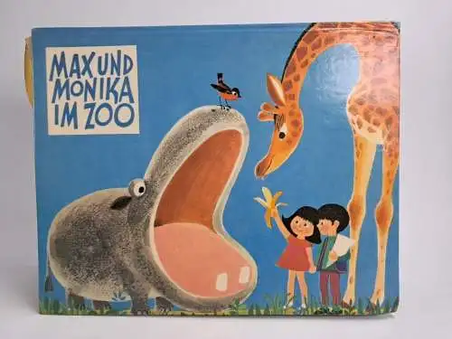 Pop-up Buch: Max und Monika im Zoo, 1970, Wilhelm Fink Verlag, gebraucht, gut